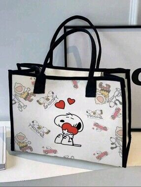 Snoopy Canvas Tote Bag
